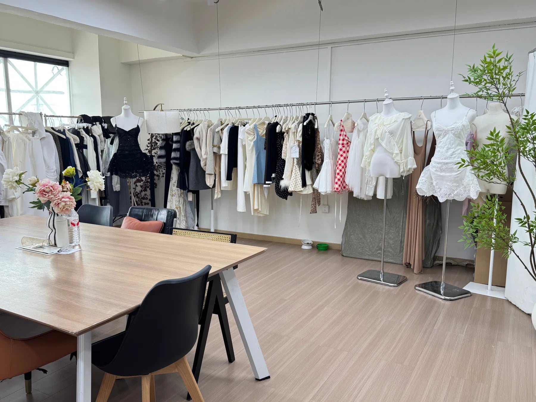 SSJ Fashion sample room for women's fashion sourcing