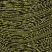 Sleeveless Fringe Bandage Top and Skirt Set-Green